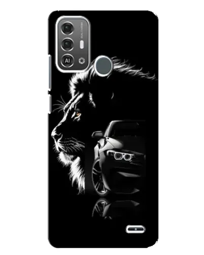 Чехол для ZTE Blade A53 Pro с картинкой «BMW и лев» Чехол для ZTE Blade A53 Pro с картинкой «BMW и лев»