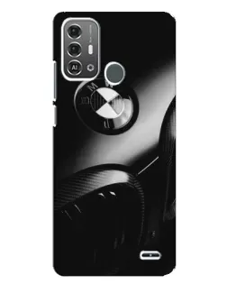 Чехол для ZTE Blade A53 Pro с картинкой «Эмблема BMW — макро»