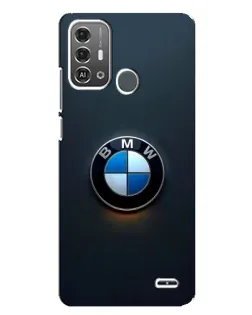 Чехол для ZTE Blade A53 Pro с картинкой «Логотип BMW — минимализм»