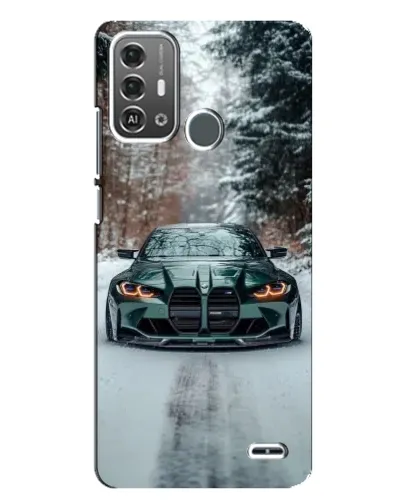 Чехол для ZTE Blade A53 Pro с картинкой «BMW в зимнем лесу» Чехол для ZTE Blade A53 Pro с картинкой «BMW в зимнем лесу»
