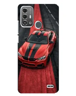 Чехол для ZTE Blade A53 Pro с картинкой «BMW на красной дорожке»