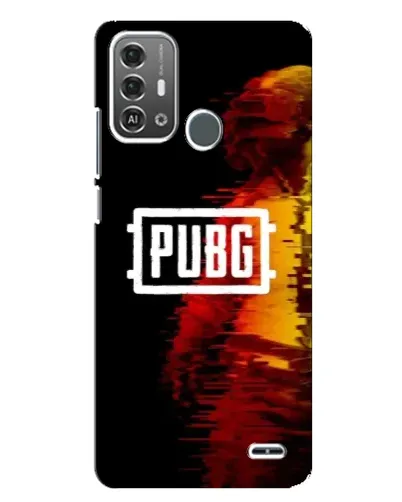 Чехол для ZTE Blade A53 Pro с картинкой «Яркий логотип PUBG»