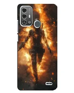 Чехол для ZTE Blade A53 Pro с картинкой «BMW — скорость в дожде»