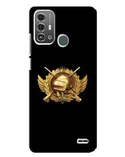 Чехол для ZTE Blade A53 Pro с картинкой «PUBG — оранжевый градиент»