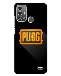 Чехол для ZTE Blade A53 Pro с картинкой «PUBG — рамка лого»