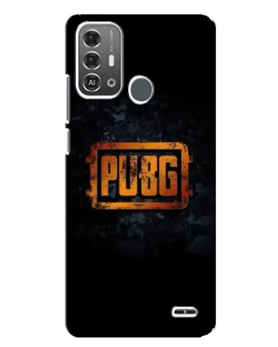 Чехол для ZTE Blade A53 Pro с картинкой «PUBG — золотой логотип»