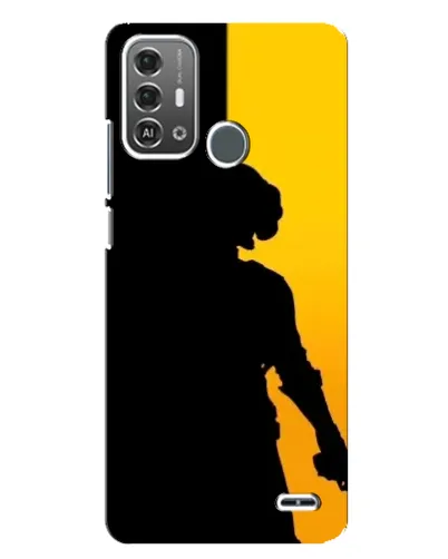 Чехол для ZTE Blade A53 Pro с картинкой «Тень воина PUBG»