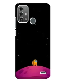 Чохол для ZTE Blade A53 Pro з картинкою «Самотній герой на планеті»