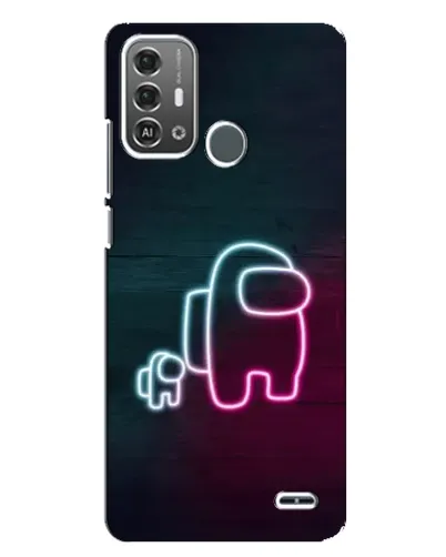 Чохол для ZTE Blade A53 Pro з картинкою «Among Us неон-арт» Чохол для ZTE Blade A53 Pro з картинкою «Among Us неон-арт»