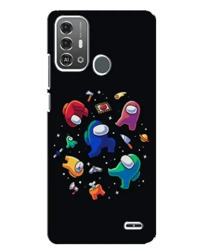 Чохол для ZTE Blade A53 Pro з картинкою «Among Us космос» Чохол для ZTE Blade A53 Pro з картинкою «Among Us космос»