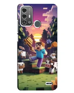 Чохол для ZTE Blade A53 Pro з картинкою «Стів на фермі» Чохол для ZTE Blade A53 Pro з картинкою «Стів на фермі»