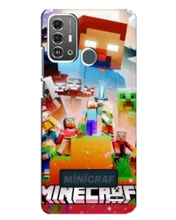 Чехол для ZTE Blade A53 Pro с картинкой «Minecraft герои игры»