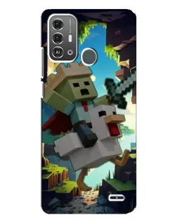 Чехол для ZTE Blade A53 Pro с картинкой «Стив и гусь»