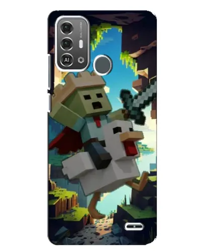 Чехол для ZTE Blade A53 Pro с картинкой «Стив и гусь»