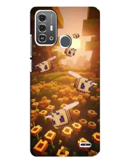 Чехол для ZTE Blade A53 Pro с картинкой «Поле подсолнухов»