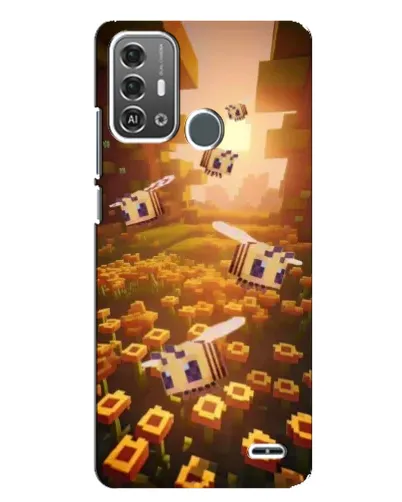 Чехол для ZTE Blade A53 Pro с картинкой «Поле подсолнухов»