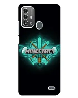 Чехол для ZTE Blade A53 Pro с картинкой «Minecraft Diamond лого»