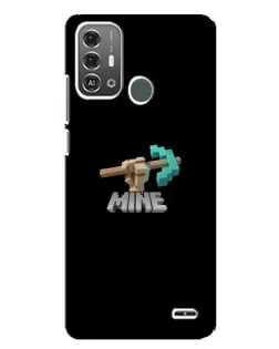 Чехол для ZTE Blade A53 Pro с картинкой «Алмазная кирка»
