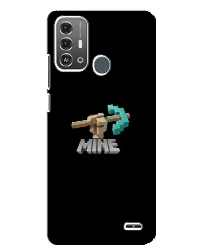 Чехол для ZTE Blade A53 Pro с картинкой «Алмазная кирка»