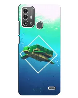 Чехол для ZTE Blade A53 Pro с картинкой «Черепаха Minecraft» Чехол для ZTE Blade A53 Pro с картинкой «Черепаха Minecraft»