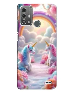 Чохол для ZTE Blade A53 Pro з картинкою «Веселка і єдинороги» Чохол для ZTE Blade A53 Pro з картинкою «Веселка і єдинороги»