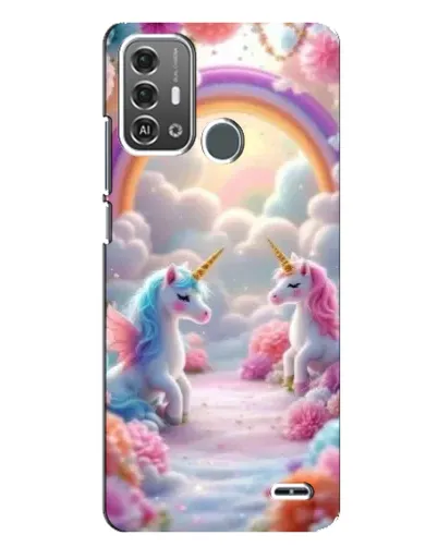 Чохол для ZTE Blade A53 Pro з картинкою «Веселка і єдинороги» Чохол для ZTE Blade A53 Pro з картинкою «Веселка і єдинороги»
