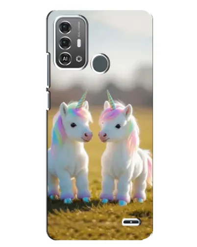 Чохол для ZTE Blade A53 Pro з картинкою «Пара єдинорогів» Чохол для ZTE Blade A53 Pro з картинкою «Пара єдинорогів»