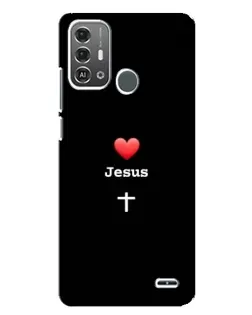 Чохол для ZTE Blade A53 Pro з картинкою «Серце - Jesus»