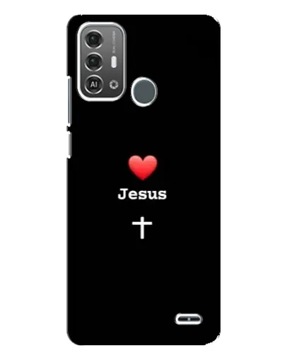 Чохол для ZTE Blade A53 Pro з картинкою «Серце - Jesus»