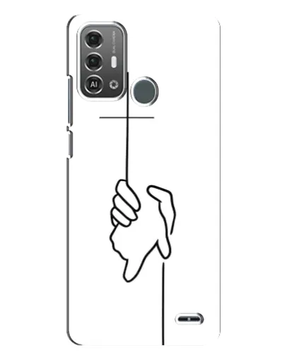 Чохол для ZTE Blade A53 Pro з картинкою «Рука тримає»