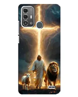 Чохол для ZTE Blade A53 Pro з картинкою «Лев Юди та Світло»
