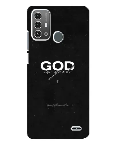 Чохол для ZTE Blade A53 Pro з картинкою «GOD — Бог над усім»