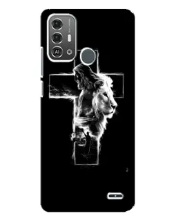 Чехол для ZTE Blade A53 Pro с картинкой «Сияющий крест Jesus»