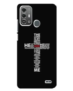 Чехол для ZTE Blade A53 Pro с картинкой «Текстовый крест»