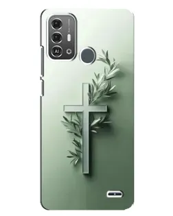 Чехол для ZTE Blade A53 Pro с картинкой «Оливковая ветвь»