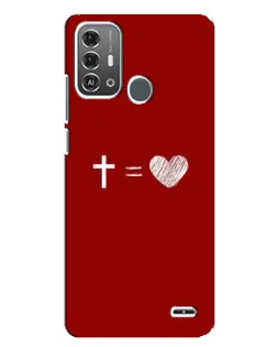 Чехол для ZTE Blade A53 Pro с картинкой «Уравнение любви»