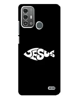 Чехол для ZTE Blade A53 Pro с картинкой «Рыба Jesus»