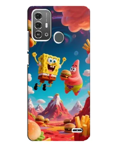 Чохол для ZTE Blade A53 Pro з картинкою «Космічний фастфуд»