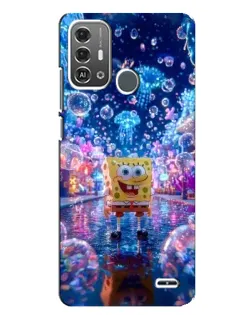 Чохол для ZTE Blade A53 Pro з картинкою «Неоновий океан»