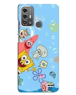Чохол для ZTE Blade A53 Pro з картинкою «Веселі бульбашки»