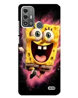 Чохол для ZTE Blade A53 Pro з картинкою «Вибуховий Спанч Боб»