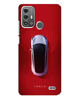 Чохол для ZTE Blade A53 Pro з картинкою «Tesla Top View»