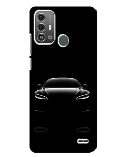 Чехол для ZTE Blade A53 Pro с картинкой «Силуэт Tesla Night»