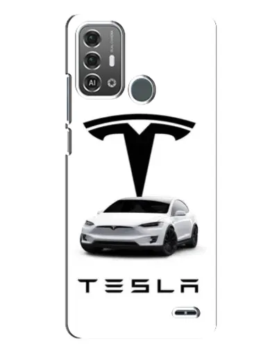 Чехол для ZTE Blade A53 Pro с картинкой «Tesla White Style»