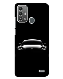 Чехол для ZTE Blade A53 Pro с картинкой «Фары Tesla Night»