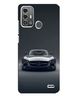 Чехол для ZTE Blade A53 Pro с картинкой «Mercedes на черном»