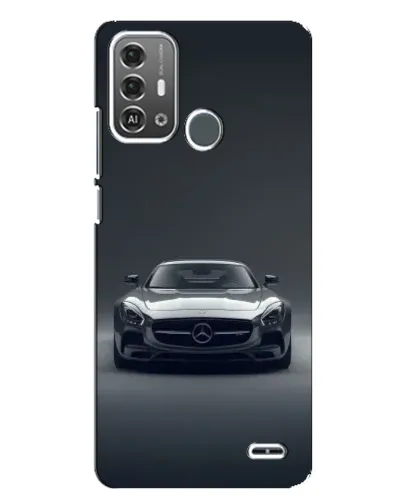 Чехол для ZTE Blade A53 Pro с картинкой «Mercedes на черном»