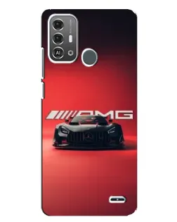 Чехол для ZTE Blade A53 Pro с картинкой «Mercedes AMG — красная линия»