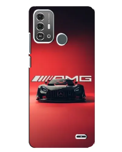 Чехол для ZTE Blade A53 Pro с картинкой «Mercedes AMG — красная линия»