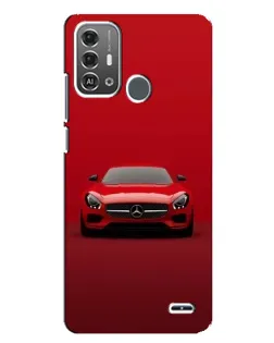 Чехол для ZTE Blade A53 Pro с картинкой «Красный Mercedes AMG»
